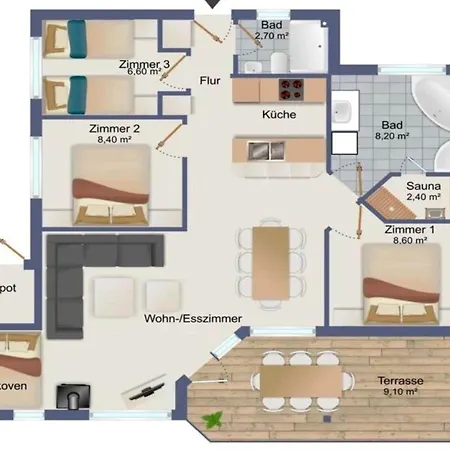 Grobenbrode Haus Fuer 8 * Гросенброде